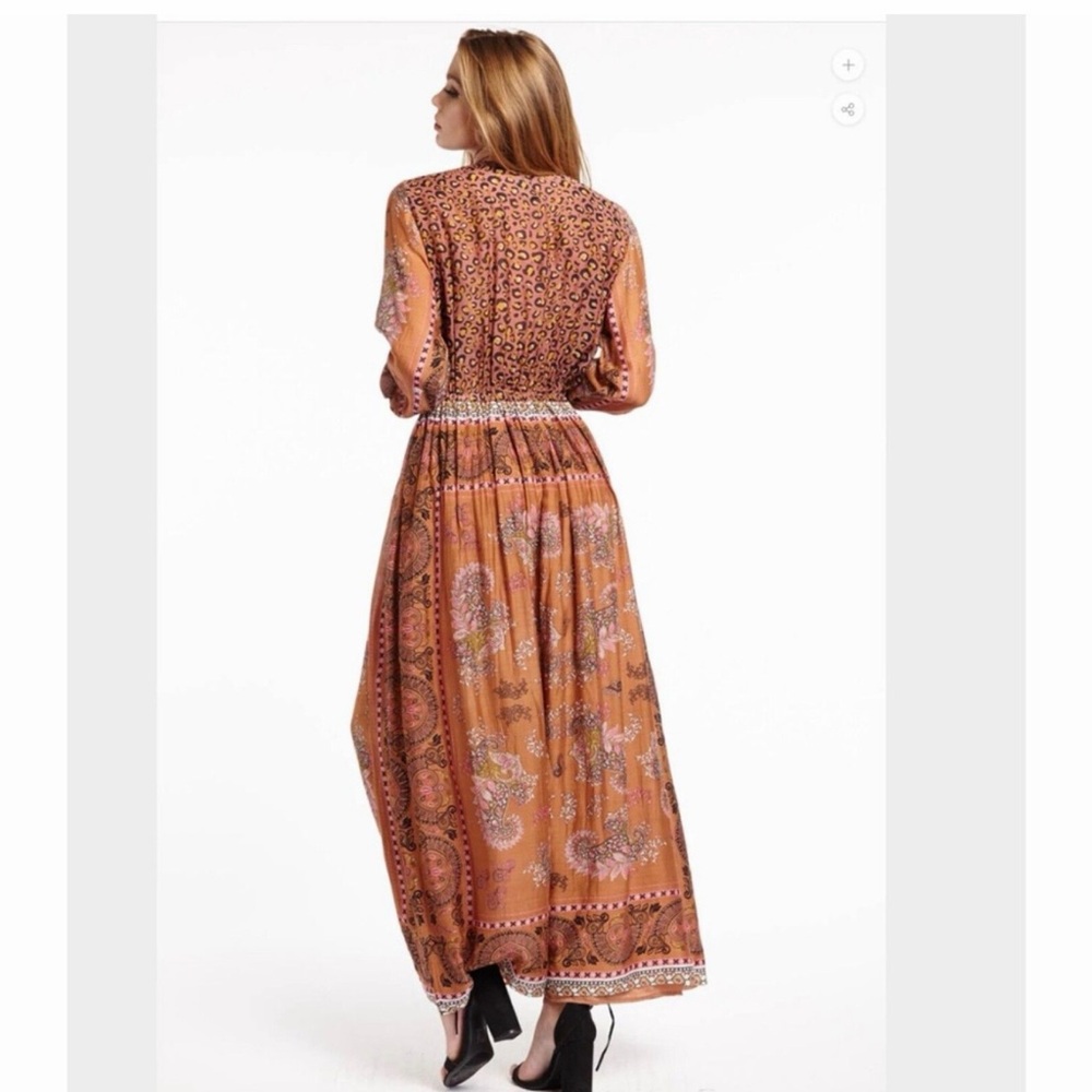 Aratta Boho Paisley Maxi Dress - Picture 3 of 9